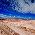 Valle de la luna i wulkan Licancabur