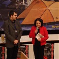 Cecylia Kukuczka podczas prelekcji